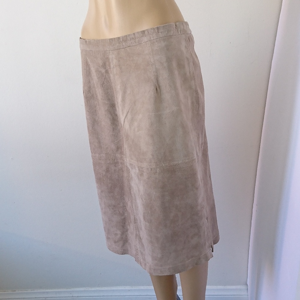 Linea by Louis Dell'Olio Suede Skirt Size M